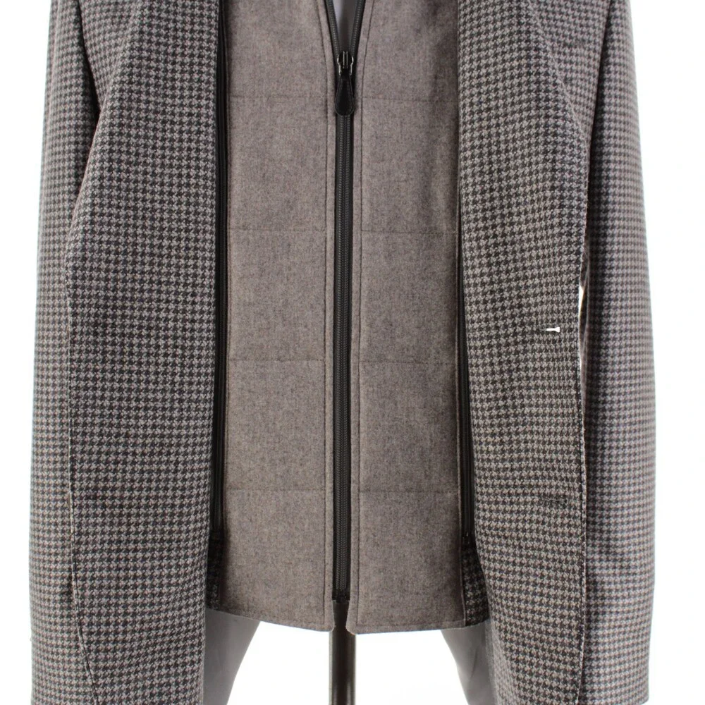 Luigi Bianchi Sartoria NWT Wool Sport Coat / Jacket Size 50R (40R US) In Beige